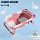 thumbnail image 3 of Cubo de baño con pantalla de temperatura en tiempo real antideslizante plegable con soporte de cojín (sin termómetro rosa), 3 of 4