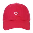thumbnail image 1 of Trendy Heart Embroidered Baseball Cap for Daily Wear - Adjustable and Versatile Headgear for All Seasons, 1 of 3