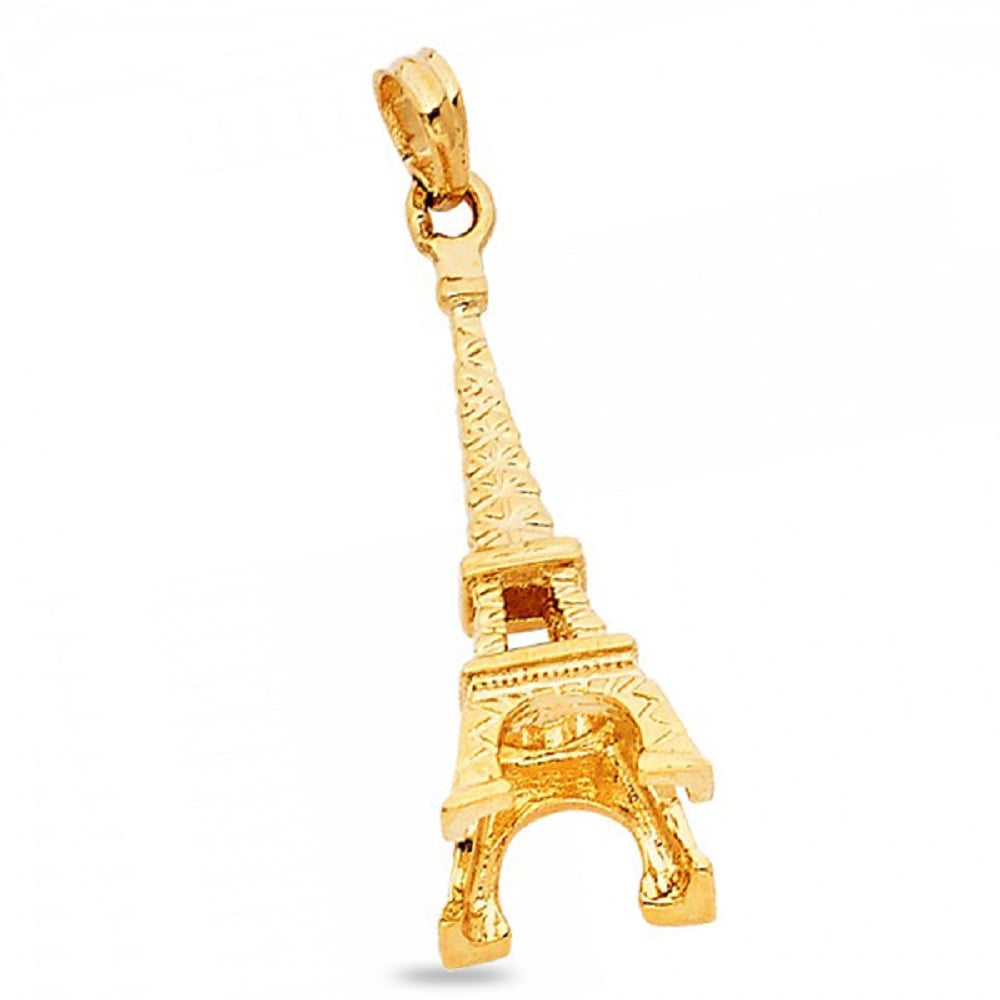 14k Eiffel Tower Pendant