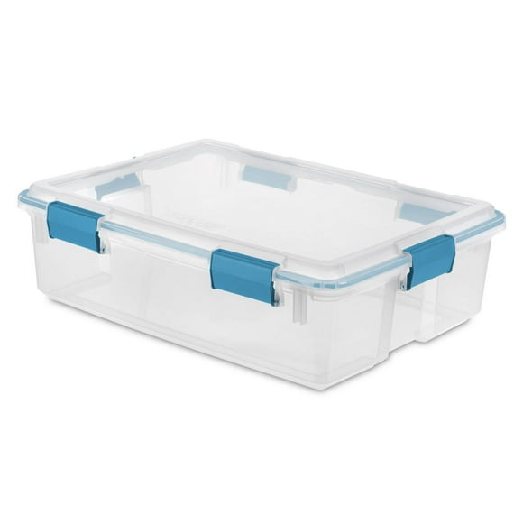 Sterilite 35L Gasket Box- Blue