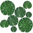 thumbnail image 1 of Lirio de agua artificial, adecuado para plantas flotantes y hojas de loto realistas en hogares, jardines, estanques, piscinas, acuarios y paisajes 8 piezas ER, 1 of 5