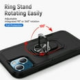 thumbnail image 6 of Allytech for iPhone 14 Plus Case 2022 (6.7 inch), 360° Rotatable Ring Kickstand Military Grade Dropproof Anti-Shock PC and TPU Hybrid Protective Case for Apple iPhone 14 Plus, Purple, 6 of 8