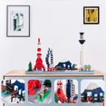 thumbnail image 4 of Klmei Conjuntos De Arquitectura Micro Mini Bloques Japón Tokio Skylines Kit De Construcción Famoso Conjunto De Modelos De Colección Para Adultos 1880 Piezas, 4 of 5