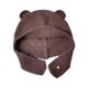 thumbnail image 3 of Lindo gorro de punto con orejas de oso, regalo de cumpleaños, gorro cálido resistente al viento, gorro de punto para senderismo Café, 3 of 9