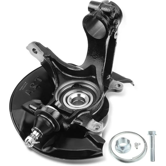 A-Premium Front Steering Knuckle & Wheel Bearing Hub Assembly Compatible with Honda Accord 2013-2017, 3.5L, Left Driver Side, Replace # 45255T2AA00, 44600T2FA01