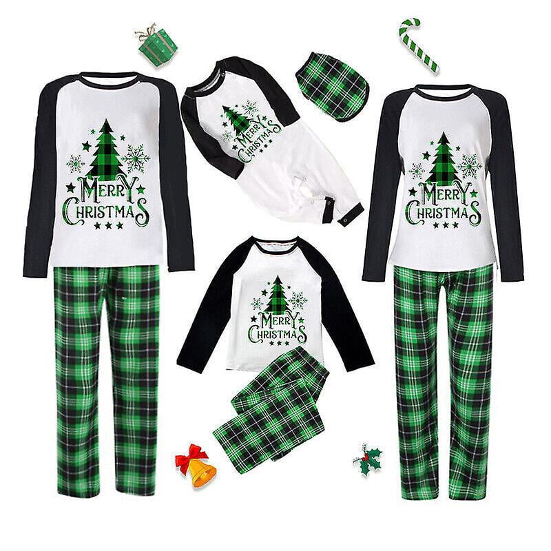 Jiuou Family Matching Christmas Pajamas Set