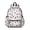 Football Outline White Pattern, variant on Football Shadow Brown Pattern Cute School Backpack with Padded Back and Adjustable Shoulder Straps 13.4"x11"x4.7"