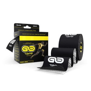 Go Tape Cotton BLACK UnCut 16.4  (5m) Premium Kinesiology Tape