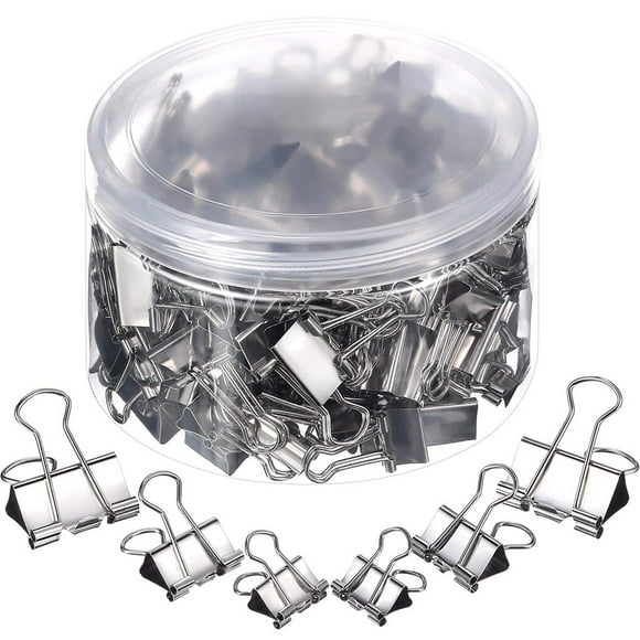 150 Pièces Bureau Fournitures Clip Résistant à l'Usure Liant Clips Étudiants Accessoires Papier Organisateur Étude Liant Clips Entreprise Support de Document Argent