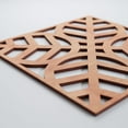 thumbnail image 5 of Ekena Millwork 11 3/8"W x 11 3/8"H x 1/4"T Small Garland Decorative Fretwork Wood Wall Panels, Cherry, 5 of 18
