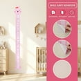thumbnail image 5 of REGALWOVEN Cartoon Animals Height Chart Sticker, Peel and Stick Growth Chart with Age and Average Height Markings for Teens Baby Bedroom Pink 66.1 x 8.3 Inch, 5 of 6