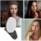 thumbnail image 3 of DQrwqpou Mini Q Selfie Ring Light Flash LED USB Clip Lámpara para (Negro), 3 of 8