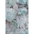 thumbnail image 2 of Addison Rugs Mayfield Premium Machine Washable Transitional Floral Teal Rectangle Rug, 10' x 14', 2 of 6