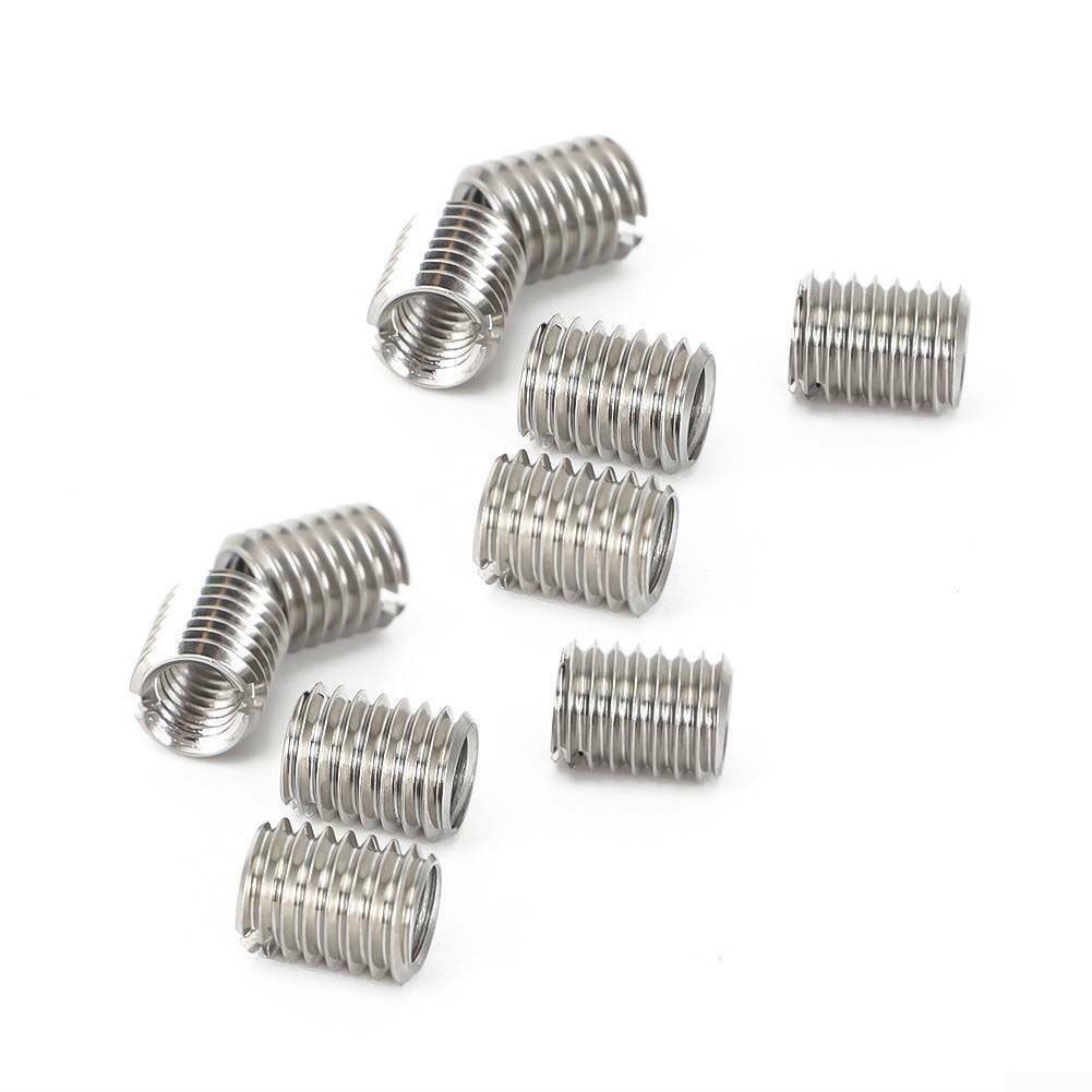 5x Stainless Steel Thread Adapter M8 8MM Male To M6 6MM Female Thread Reducers 