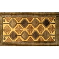 thumbnail image 1 of Ahgly Company Indoor Rectangle Traditional Dark Orange Persian Area Rugs, 4' x 6', 1 of 6