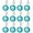 Light Blue, variant on AUQ 12PCS Acrylic Diamond Shower Curtain Hooks Rhinestones Curtain Hooks Bling Bathroom Decor