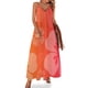thumbnail image 1 of Vestido sin mangas de ensueño hawaiano rosa y naranja Falda de verano Vestidos de noche, 1 of 7