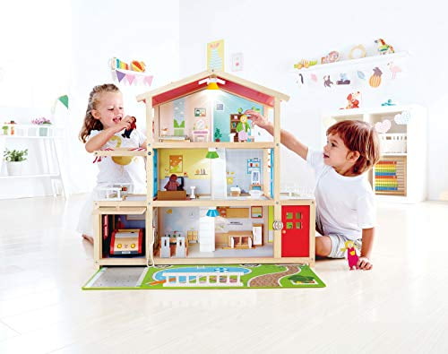 hape doll family mansion reviews