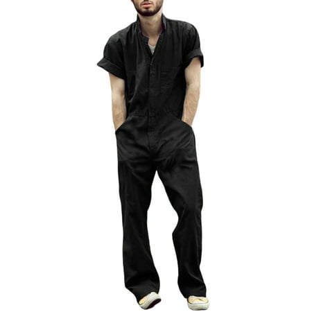 

Binpure Men’ s Jumpsuit Twill Stain & Wrinkle Resistant Work Coverall
