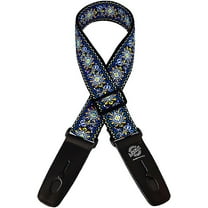 Lock-It Guitar Strap - Classic Woven, Blue Chill