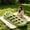 Green, variant on Hugging Caterpillar Sleeping Bag for Adults, Plush Cocoon Lounge Pod with Adjustable Pull Cord, Thick Quilted Interior, Oversized Caterpillar Sleeping Bag for Home, Dorm, Travel Naps