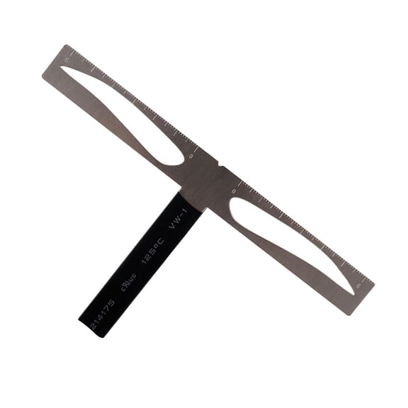 Homoyoyo Multi-Functional Metal Eyebrow Ruler and Stencil Tool for Precise Eyebrow Shaping 1 Piece