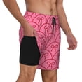 thumbnail image 2 of Fotbe red bows Men’s Swim Trunks Quick Dry Swim Shorts Board Shorts with Mesh Lining-X-Large, 2 of 6