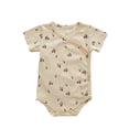 thumbnail image 2 of LYMAYTER ‌‌Newborn Baby Girls Cotton Kimono Short Sleeves Side-Snap Bodysuit Layette Bundle‌ 3M-24M, 2 of 8