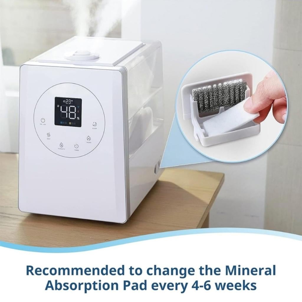 40Pcs Reusable Cotton Humidifier Descaler Pad Humidifier Aromatic Pad Humidifier