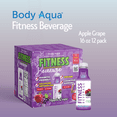 thumbnail image 3 of Body Aqua Fitness Beverage, Apple Grape, 16 fl oz, 6 Pack, Low Calorie, Vitamin Drink, 3 of 8