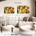thumbnail image 4 of Elephant Stock Fresh Fruits And Veggies Wall Art - Horizontal Multi Panel Canvas - Kitchen Wall Decor - Food And Drink Multi Panel - Orange And Green Decor - 45" x 28", 4 of 8