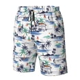 thumbnail image 5 of Naloa Hawaii Palms Men's Beach Shorts, Surfing shorts, Swim trunks, Quick Dry Swim Trunks for Surfing Beach Fun - X-Large, 5 of 9