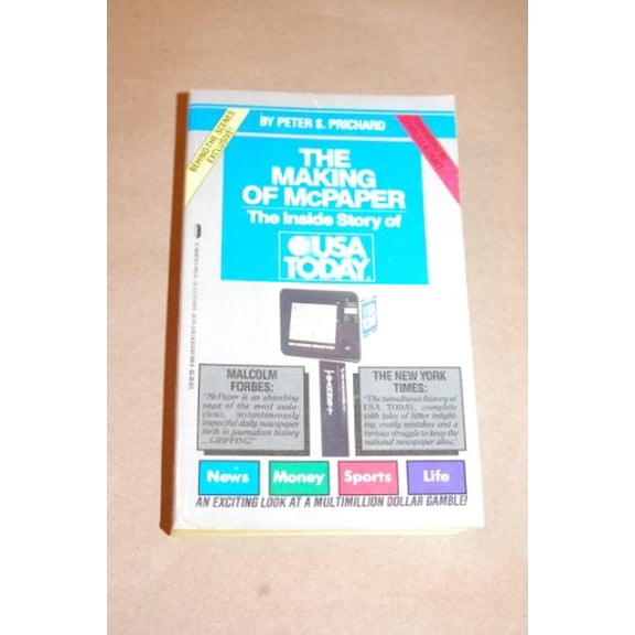 Pre-Owned The Making of McPaper: The Inside Story of USA Today, 9780312911683, 0312911688, Paperback, Reprint edition