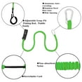 thumbnail image 4 of GOGHOST Kayak Paddle Leash Kayak Rod Leash Kayak Paddle Lanyard Stretchable Coiled Lanyard Leash Kayak Fishing Accessories for Kayak and Paddles (Green -2 Pack), 4 of 8