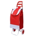 thumbnail image 1 of Colaxi Shopping Cart with Wheels,Folding Grocery Cart Grocery Cart Trolley Bag Rolling Shopping Bag for Moving, Home,Seniors,Camping White Single Wheel, 1 of 8