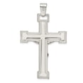 thumbnail image 4 of FJC Finejewelers 925 Sterling Silver Polished Crucifix Charm 57 x 34 mm, 4 of 6