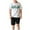 style04-White, variant on Gamivast Toddler Boys 2 Pieces Summer Outfits Short Sleeve Tees and Athletic Shorts Lightweight Fashion Striped Print Summer Clothes 2Pcs Orange 5T Camiseta De Para Niños