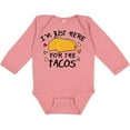 thumbnail image 3 of Inktastic Im Just Here For The Tacos Cinco De Mayo Boys or Girls Long Sleeve Baby Bodysuit, 3 of 5