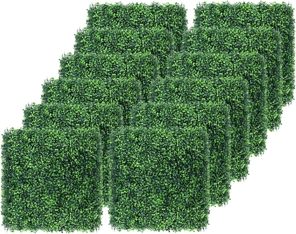 Rich 10Pcs Artificial Boxwood Topiary Hedge Plant Grass Backdrop