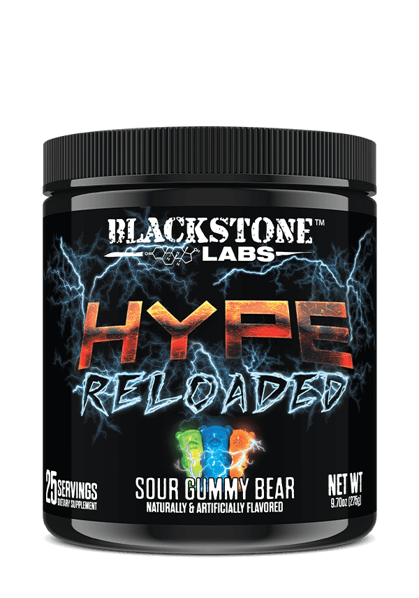 Blackstone Labs Hype Reloaded, Sour Gummy Bear, 25 Servings Pre-Workout