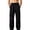 Black, variant on Big & Tall Men's Ripstop Cargo Pants Fall Loose Fit Straight Leg Outdoor Work Pants Elastic Waist Built-In Buckle Belt for Casual Travel, Army Green, M