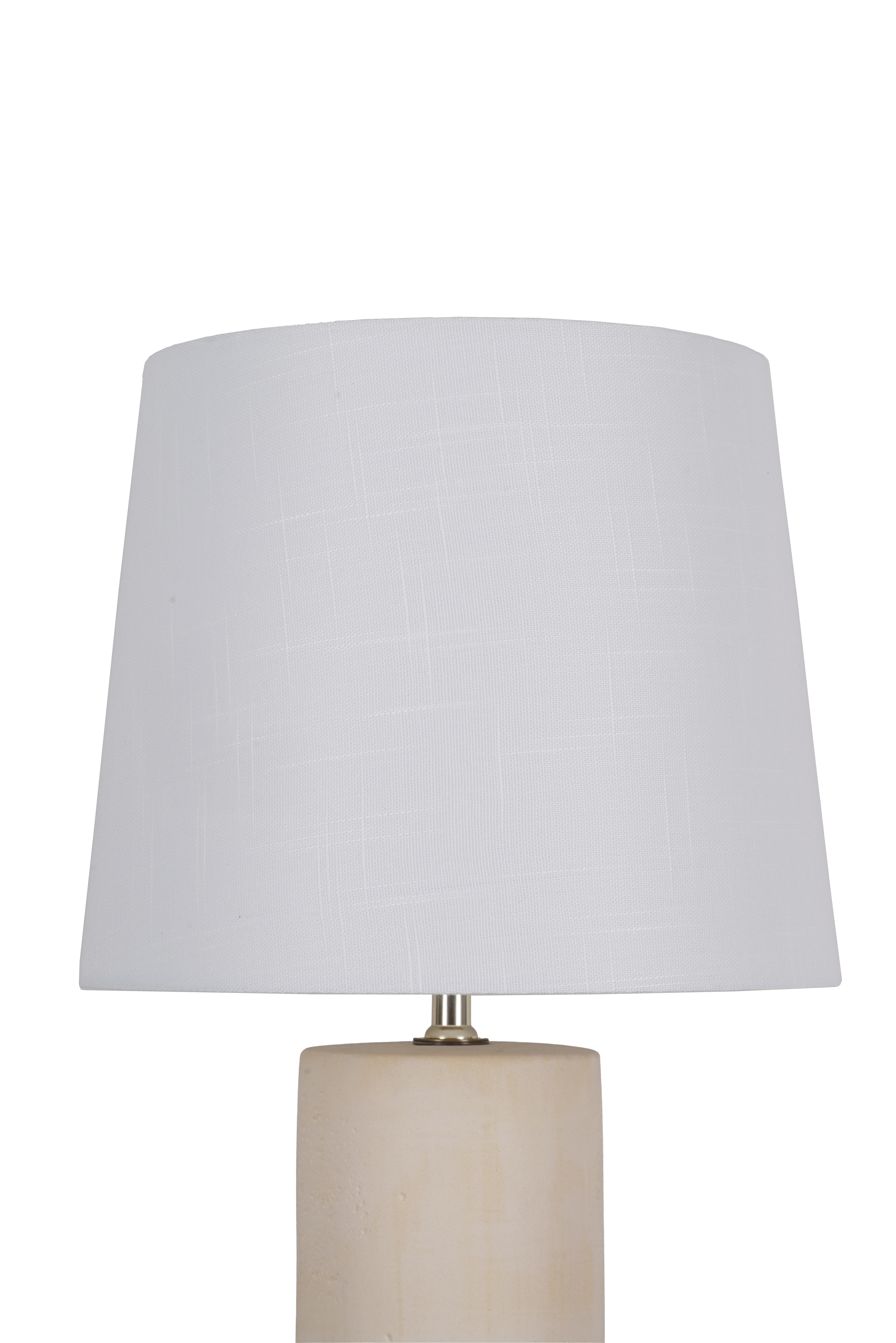Better Homes & Gardens 23"H Natural Stone Look Ceramic Table Lamp with Tapered White Linen Shade