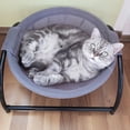 thumbnail image 4 of Cat Hammock Bed Free-Standing Cat Sleeping Bed Hanging Nest with Detachable Cover Stable Structure Detachable Washable Elevated Cat Hammock Cat Cooling Cot, 4 of 7