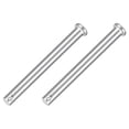 thumbnail image 1 of 2Pcs 3/8" x 4" Pasadores de clevis de un solo agujero, Pasadores de cabeza plana de acero inoxidable 304, 1 of 6