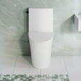 thumbnail image 6 of St. Tropez One Piece Elongated Toilet Side Flush 1.28 gpf with Black Hardware, 6 of 13