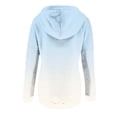 thumbnail image 5 of Annhoo Womens Sweatshirts Fall Casual Long Sleeve Button down Hoodies Fashion Gradient Color Pullovers with Pocket, 5 of 5