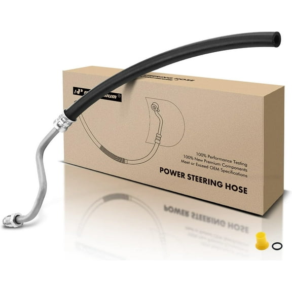 A-Premium Power Steering Hose Return Line Hose Assembly Compatible with Dodge Durango 1998-1999 Dakota 1997-1999 3.9L 5.2L Gear To Cooler Cut To Fit