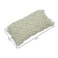thumbnail image 3 of Cojín Decorativo Home Trends Rectangular Trenzado Beige, 3 of 4