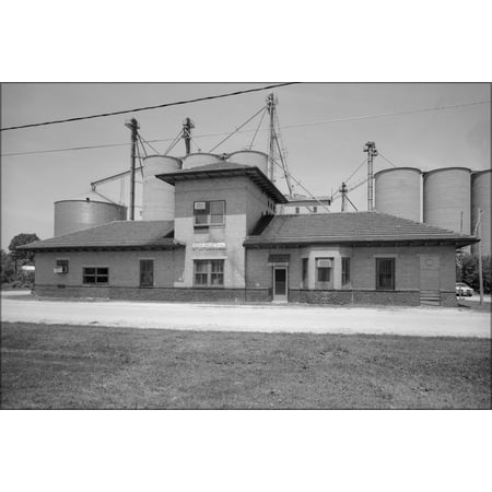 24"x36" Gallery Poster, Illinois Traction System Minooka Passenger Station