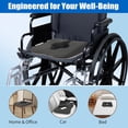thumbnail image 4 of Gel Wheelchair Cushions for BedSores Prevention,Bed Sore Pad Cushion for Butt - Pain Relief for Long Sitting & Relieve Sciatica, Back, Tailbone, Pressure Sore and Ulcer Pain for Pregnant and Elderly, 4 of 9